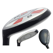 Majek Left Handed Golf Senior Men’s All Hybrid Partial Set Black