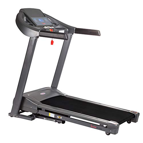 Sunny Health & Fitness T7643 Heavy Duty Walking Treadmill Gray