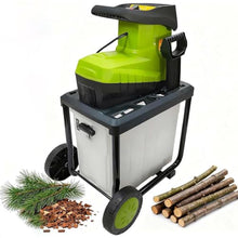 MIAOXIAOLONG Chipper Leaf Shredder, 1.8 Inch Leaf Mulcher with 60L Collection Bag, 5000RPM Electric Wood Chipper & Shredder for Easy Clean up Ideal for Yard Waste Leaf and Branches