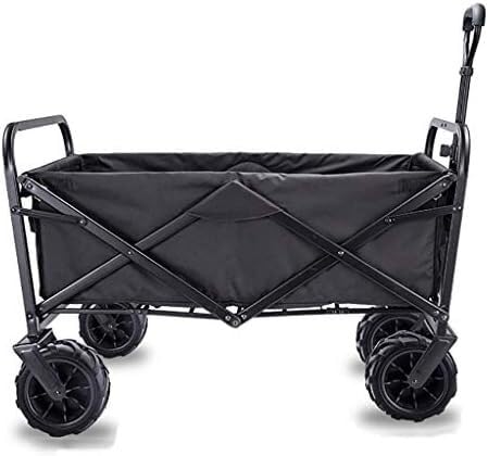 Folding Garden Trolley Cart Heavy Duty Wagon Multi-Function Shopping Cart for Outdoor Camping Beach Supermarket