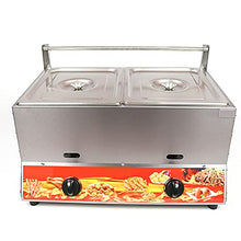 Lgp Stainless Steel Gas Fryer 22L Commercial Multifunction Large Capacity Gas Fryer Adjustable Firepower With Basket And Lid For French Fries Donuts Fish Easy To Rice,(Lpg)