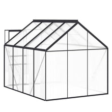 DINDING Greenhouse Anthracite Aluminum Polycarbonate in Professional Modern Crystal Clear Walk in Structure with Adjustable Height for Professional Garden Projects