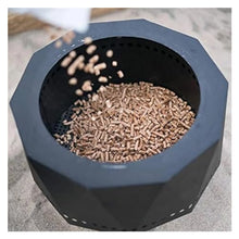 Fire Pit Portable Pellet, Black Outdoor Fireplace,Firepit