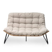 Crestlive Products Outdoor Loveseat, Patio Conversation Set (2PCS Beige)