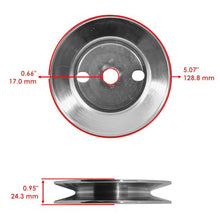 SamLng Universal Mower Deck Spindle & Pulley Kit, 6-Pack - Replacement Part #AM144608, Fits Z315E, X330, X570, X710 Series 48-60" Decks