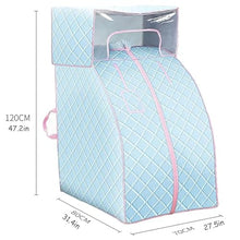 TT-YEL Lightweight Personal Steam Sauna Spa, Foldable Home Spa Sauna Box with 2-Liter Steam Engine, Single Sauna Tent, Fast Heating Suitable for Relaxation,Purple