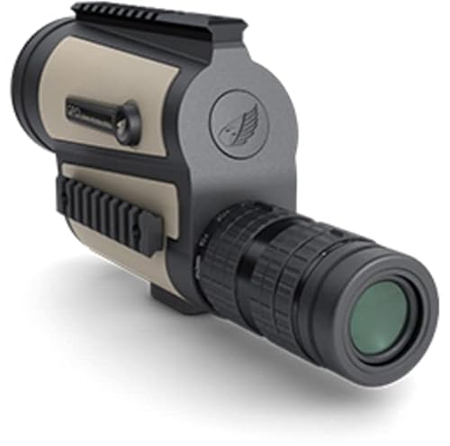 German Precision Optics GPOTAC 45 15-45x60 Spotting Scope Straight Tan and Black