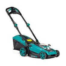 NAC Battery Lawnmower 20 V, Battery Operated Lawnmower with 2 x Li-Ion Batteries 4.0Ah and Dual Charger 3.0 A, Cutting Width 40 cm, Lawn Mower, Electric Collection Tray 40 Liters, Cutting Height 25-75