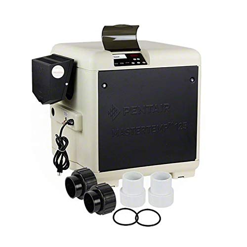 Pentair MasterTemp 125,000 BTU Compact Natural Gas Pool Heater Almond