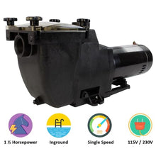 Rx Clear Super Hi-Flow 1-1/2 HP In-Ground Pool Pump