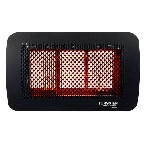 Bromic Heating Tungsten 300 Smart-Heat Gas 3 Burner Radiant Infrared Patio Heater, Natural Gas, 26000 BTU