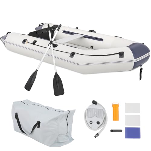 MADOG SPORT EQUIPMENT Inflatable Boat for 1-4 Persons Gray/White