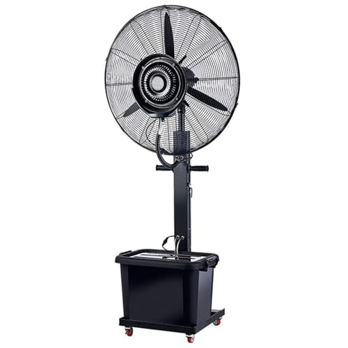 FAFACAI Quiet Cooling Fans Electric Air Circulator Oscillating Fan Cooling Misting Spray Humidifier Quiet Tower Atomization Commercial Vertical Oscillating Fan Industrial Rotating Mobile 3 Speed