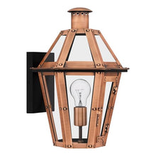 Quoizel Burdett 1-Light Outdoor Wall Lantern Aged Copper