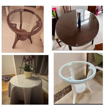 BTBZGFGNYU 20-40inch Round Glass Table Top Thick Tempered Glass Tabletop Protector Transparent Circle Tabletop for Dining Table, Coffee Table(90cm/35in)