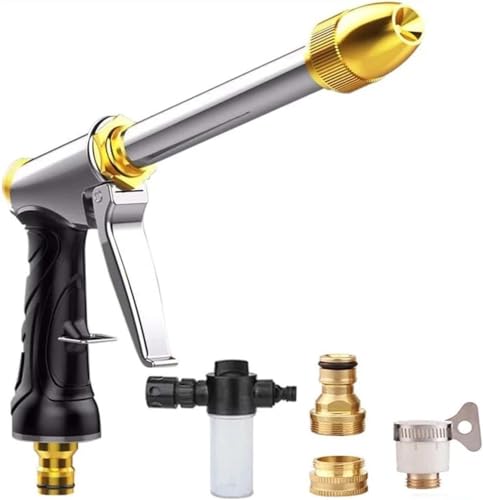 ZQJYMXM High-Pressure Water Gun for Cleaning Car Wash Machine Garden Watering Hose Nozzle Sprinkler Foam Water Gun Cleaning Tool