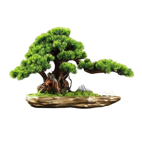 YXIANG56Q Fake Plants Simulation Plant Landscaping Living Room Entryway Office Decorations Greenery Potted Plants Artificial Bonsai Ornaments Bonsai Tree