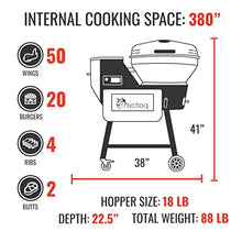 recteq Pellet Grill RT-B380X Bullseye Deluxe Stainless Steel