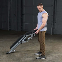 Body-Solid GFID225 Folding Adjustable Weight Bench Gray