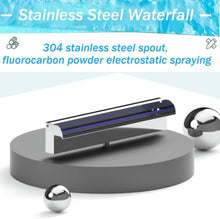 Stainless Steel Waterfall Spillway for Pond & Garden - Durable Wide Stream Water Feature Easy to Install for Backyard Rockery