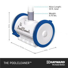 Hayward Poolvergnuegen Suction Pool Cleaner (2 Wheel) Pools up to 16 x 32ft