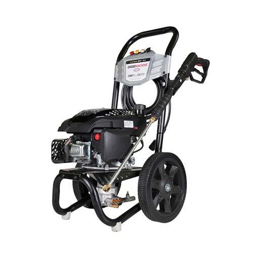 Simpson Clean Machine 2900 PSI Gas Pressure Washer, 2.4 GPM, 25-ft Hose
