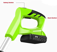 UWYTGF Electric Hand Cordless Rotavator, Garden Tiller Rotavators with 4000Mah Rechargeable Battery and Charger, Tiller Hoe Soil Miller Tools Portable Cultivator for Vegetable Plots Garden