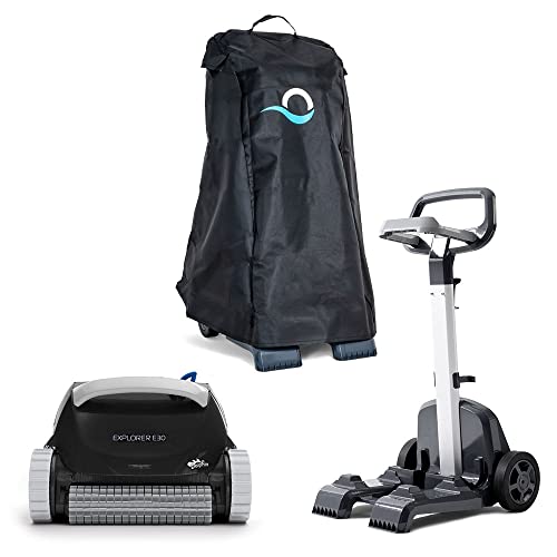 Dolphin Explorer E30 Wi-Fi Robotic Pool Vacuum Cleaner Black