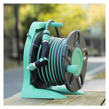 Portable Hose Reel, Garden Hose Reel Truck, Irrigation Water Pipe Truck Tool, Outdoor Yard Wash Truck (Blue 32.5m)