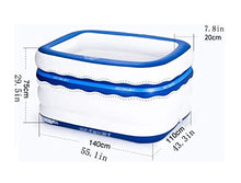 DSWMY Inflatable Pools, Inflatable Paddling Pool Portable Swimming Pool Above Ground Blow Up Pool for Indoor Outdoor Garden Summer Paddling Pool