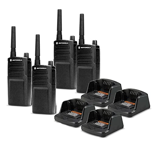 Motorola Solutions RMU2040 2-Way Radio 4 Pack Bundle Black