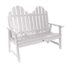 highwood Classic Westport Adriondack Garden Bench, 4ft, White