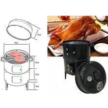 CEMONT Charcoal Grills Cylindrical Outdoor Multi Layer Barbecue Large Cold Rolled Steel Charcoal Grill Courtyard Barbecue Grill Stuffy Grill