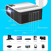 TEDILUVI W32 Mini Projector Full 1080p Android 10 Support 4k Decoding Video Led Beamer Home Theater for Phone Cinema