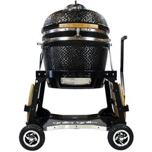 Grilla Grills Kamado Pro Cart with 8in Solid Tires, 14-Gauge Steel Frame, All Terrain Capabilities for Grilling, Kamado Carts, Fits Green Egg, Kamado Joe, Lonestar, Pitboss, Grilla Kamado Grills