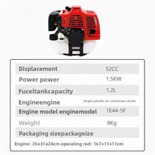 CG520 Two-Stroke Brush Cutter 52CC Side-Mounted Lawn Mower Garden Power Tools