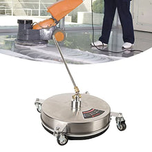 iumLeap 15 Inch Pressure Washer Surface Cleaner Professional 4000PSI Surface Cleaner with 4 Wheels 1/4inch Quick Connector Pressure Washer Parts for Home