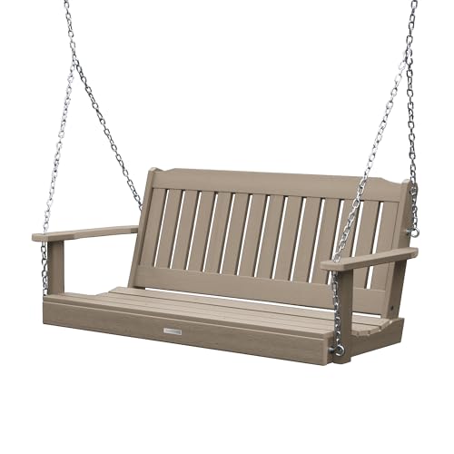Highwood Lehigh Porch Swing, 5 Feet, Woodland Brown