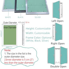 Access Panel for Drywall, 24x48 36x48 36x36 24x36 Large Inspection Door for Wall Hatch/Water Shutoff/Concealed Wall/Sewer Pipe, Service Access Hole Cover with Screw(900x1200mm/35.4x47.2in)