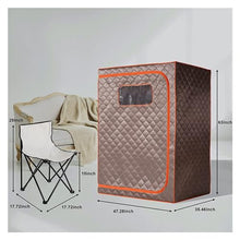 DKDZZXHUS Portable 2 Person Sauna Tent Home Sauna Kit Double Full Body Large Space Spa 4L Steam Machine
