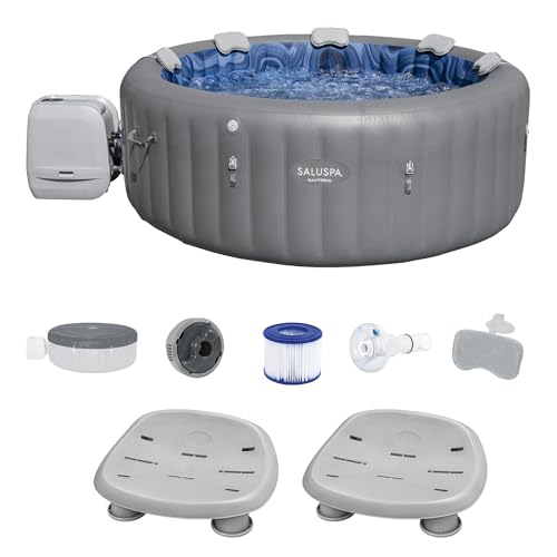 Bestway SaluSpa Santorini HydroJet Inflatable Hot Tub with 180 Jets