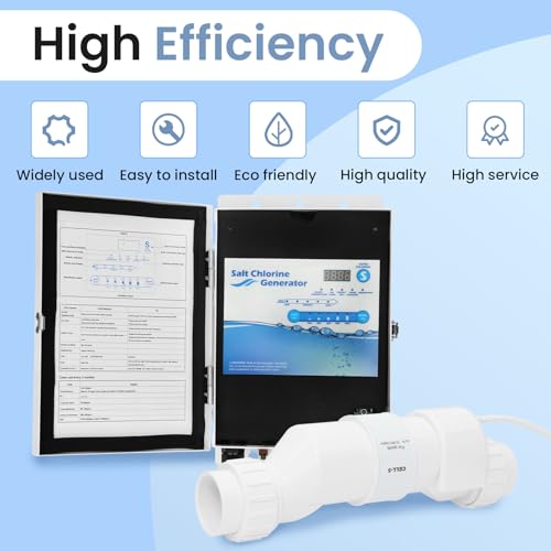 Pomeade Salt Chlorine Generator for Up to 15,000 Gallon Pools - Saltwater System with 2 Year Warranty