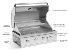NewAge Products Classic Series 5PC Aluminum Black Modular Outdoor Kitchen Grill Island with 40" Performance Grill NG - 24"D x 72"W x 57.15"H