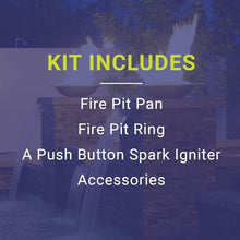 American Fire Glass Spark Ignition Fire Pit Kit (SS-LCBKIT-N-72), Trough Pan, Natural Gas, 72x6-Inch