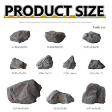 DLYZAYE PU Foam Fake Rocks - Realistic Yard Décor Stones for Landscaping & Septic Tank Covers, Durable Artificial Rock Covers for Outdoor Use, Versatile Garden Decoration