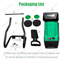zhenmaster Powerful 2400W Electric Wood Chipper Garden Shredder with 50L Collector, 40mm Branch Cutting Capacity, Quiet Leaf Mulcher for Composting and Yard Waste, Portable Wheels for Easy Use