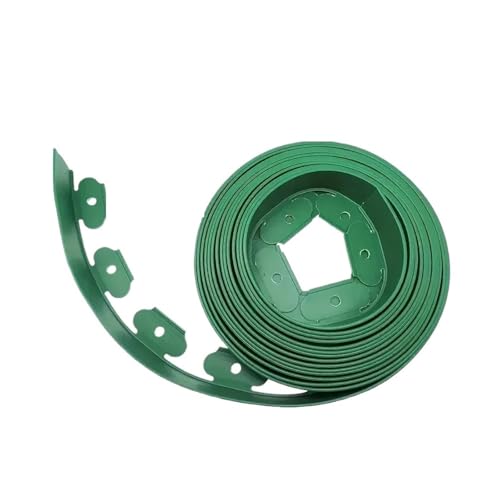 10M L Type Garden Edging Board Landscape Border Barrier for Separating Gravel Mulch from Lawn Retaining Wall Strip(Black-10CMx10m)