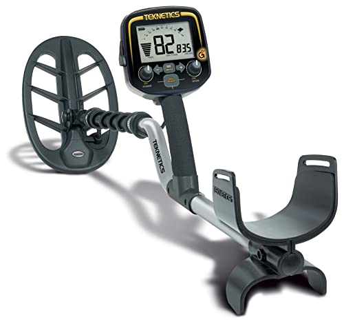 Teknetics G2+ Metal Detector with 11in. DD Coil, Black, Medium – FeTone Adjustable Iron Audio, Enhanced V-Break Tone Discrimination, One-Touch Ground Balance & 19 kHz Frequency, Ultra-Lightweight