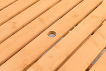 A-Frame Outdoor Patio Deck Garden Picnic Table, Stained