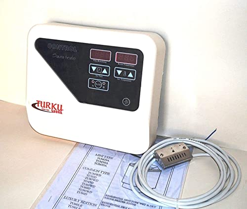 TURKU Stainless Steel 4.5KW Sauna Stove with External Digital Controller